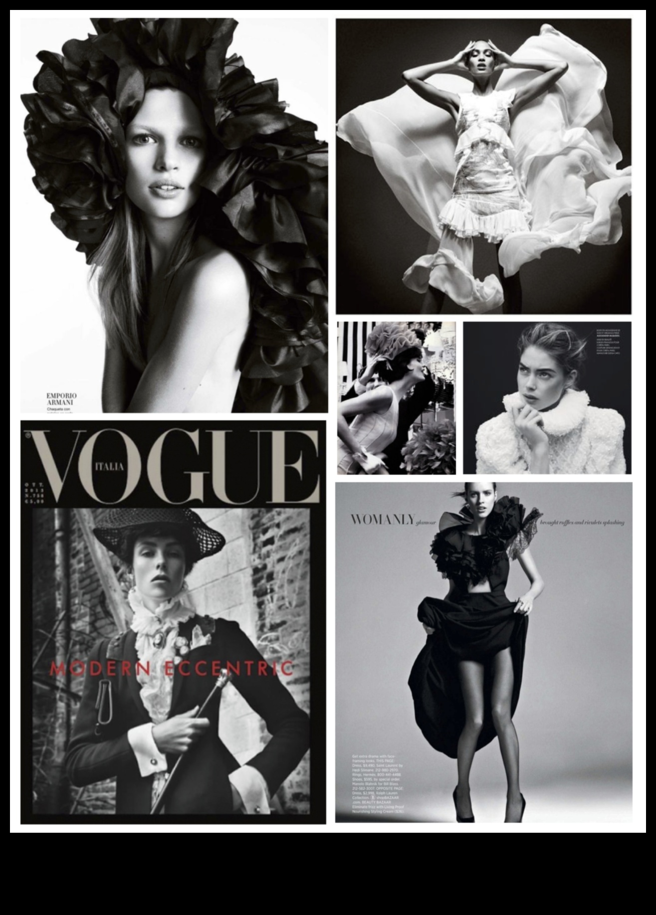 Revolucionārie volāni: drāmas pievienošana modes siluetiem