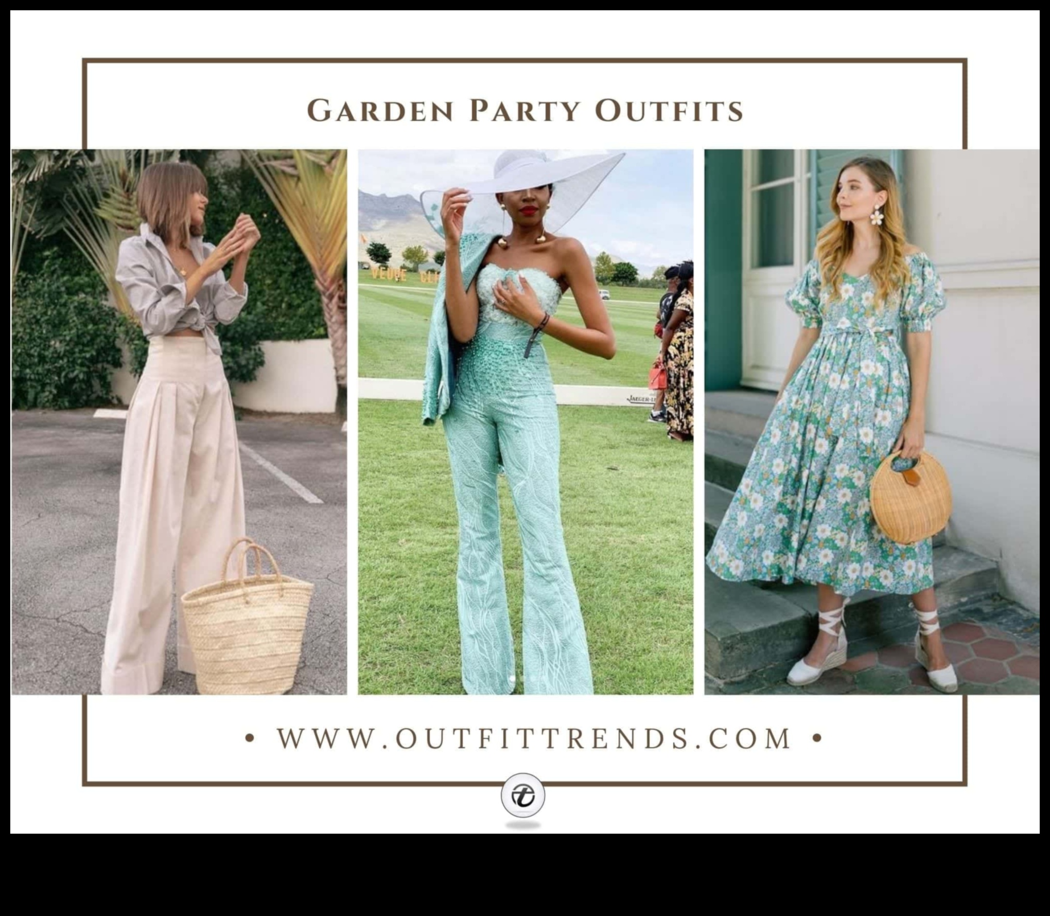 Garden Party Glam: elegantas tērpu idejas āra pasākumiem