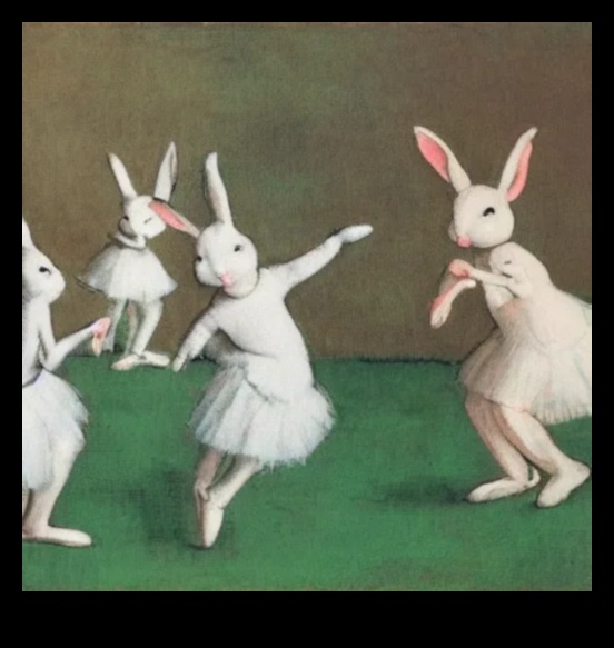 Zaķu balets: Graciozas kustības enerģiskiem trušiem