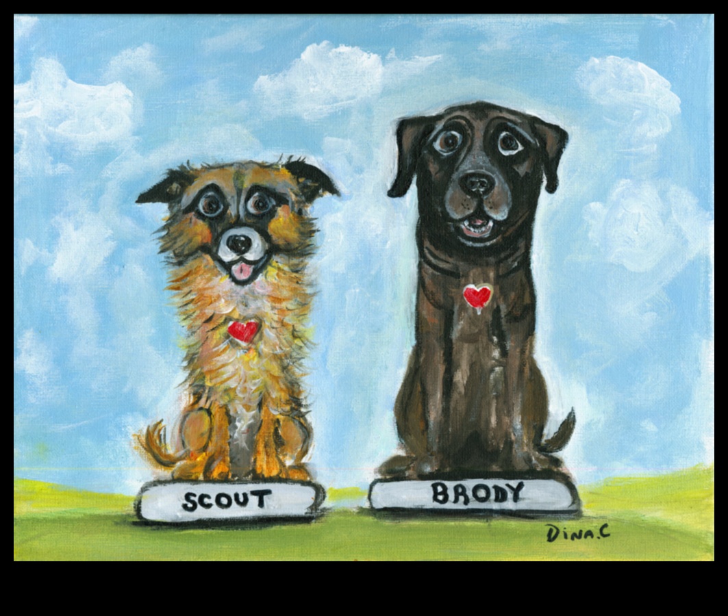 Doggy Doodles: iemūžiniet sava suņa personību mākslā