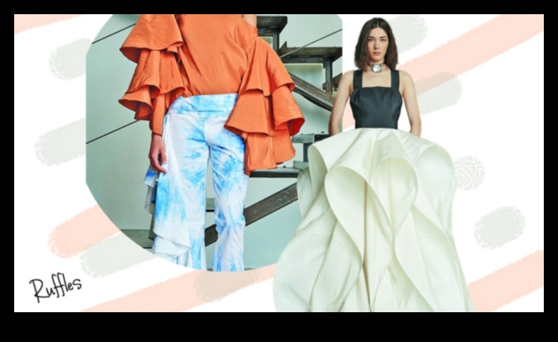 Revolucionārie volāni: drāmas pievienošana modes siluetiem